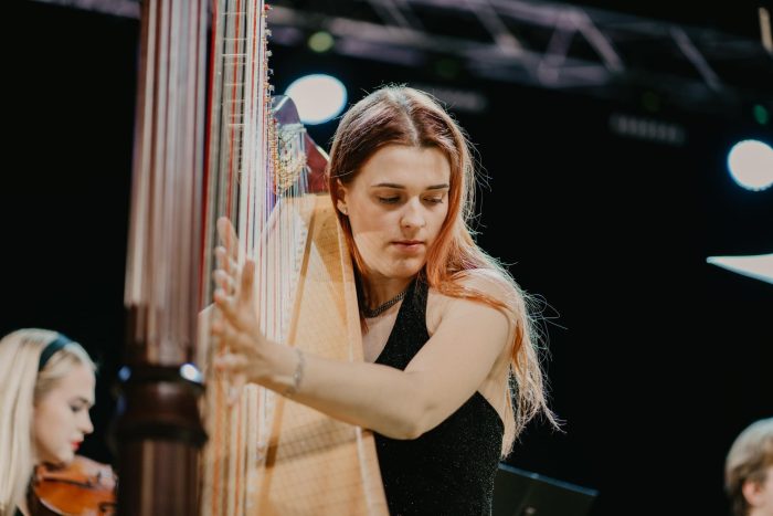 Harpist Justina Varkuleviciute